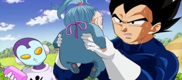 El nacimiento de Bra, la hija de Vegeta El nacimiento de Bra, la hija de Vegeta