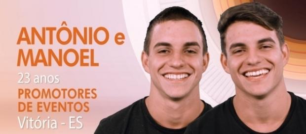 Manoel e Antônio são de Vitória, Espírito Santo Manoel e Antônio são de Vitória, Espírito Santo