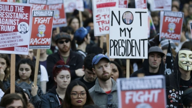 Des manifestations anti-Trump dans le pays
