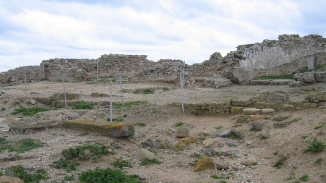 Il "Tempio di Esculapio", una delle zone della citt&agrave;.