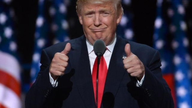 Nella foto: il neo presidente Donald Trump