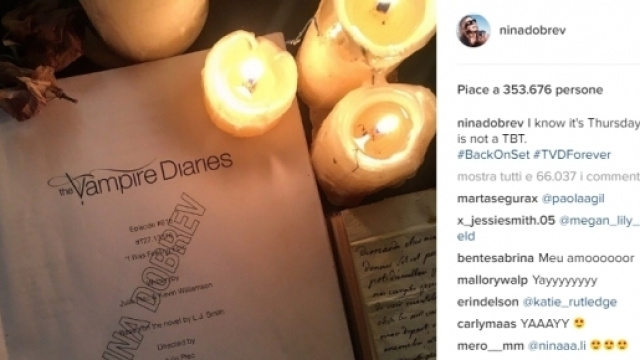 Nina Dobrev torna in The Vampire Diaries 8