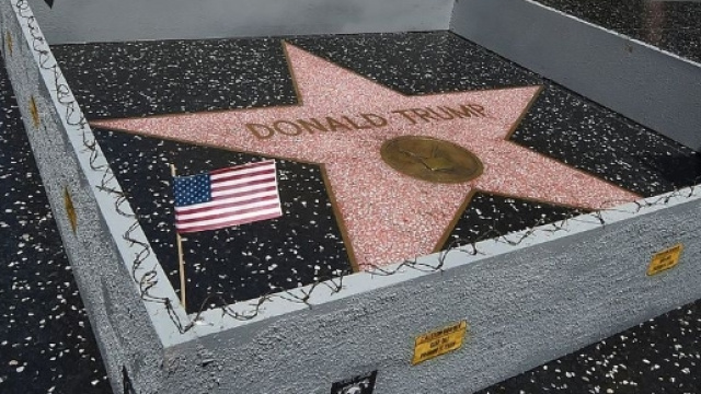 Someone Built A Wall Around Donald Trump's Hollywood Star | U.S. ... - usnews.com
