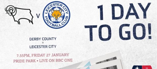 Derby County FC v Leicester City FC match today (Image credits: Twitter.com/EmiratesFACup) Derby County FC v Leicester City FC match today (Image credits: Twitter.com/EmiratesFACup)