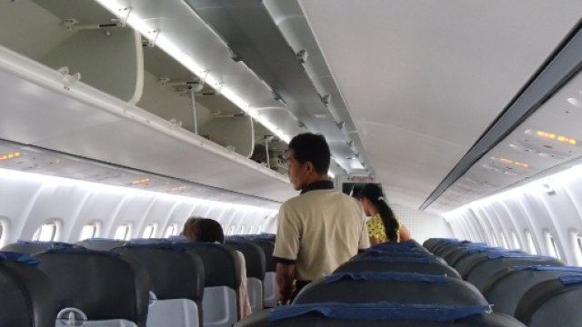 Un immagine degli interni di un ATR 72-500