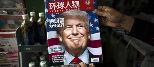 Donald Trump en tapa de revista china