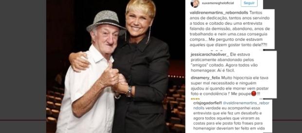 Xuxa homenageou Russo, mas foi criticada Xuxa homenageou Russo, mas foi criticada