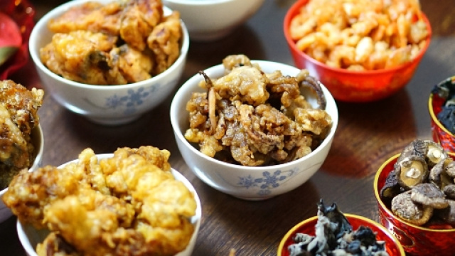 Tante portate e un boccone di felicità nel capodanno cinese