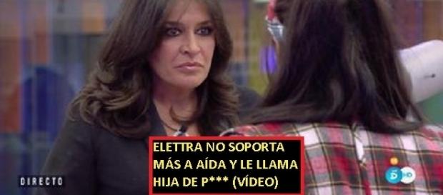 Aída consigue sacar de quicio a Elettra que le termina insultando Aída consigue sacar de quicio a Elettra que le termina insultando