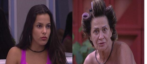 Emilly discute com Ieda e Felipe. (Foto: reprodução TV Globo) Emilly discute com Ieda e Felipe. (Foto: reprodução TV Globo)
