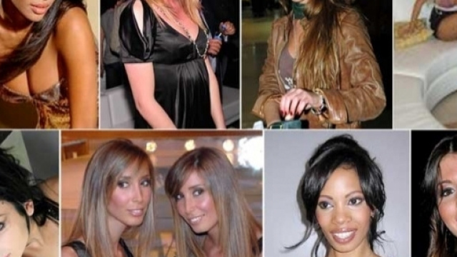 Alcune delle presunte protagoniste del bunga bunga con Berlusconi