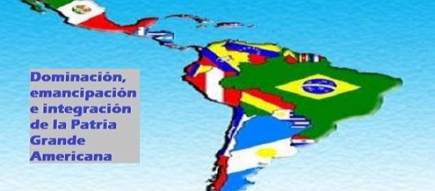 Mapa visión de integración de Latinoamérica y El Caribe Mapa visión de integración de Latinoamérica y El Caribe