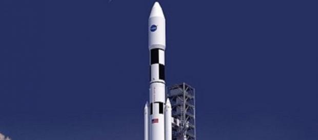 The Space Launch System takes off (NASA) The Space Launch System takes off (NASA)