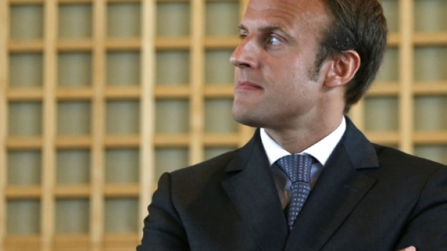 M.Emmanuel Macron candidat aux &eacute;lections pr&eacute;sidentielles fran&ccedil;aises en 2017