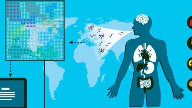 Puce composée de capteur pour détecter le cancer par le souffle