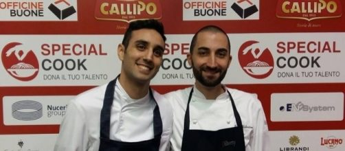 Da sinistra Carlo Andrea Pantaleo, a destra Paolo Valentino, i due finalisti dell'evento