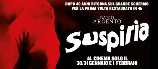 Locandina restaurata del film Suspiria di Dario Argento