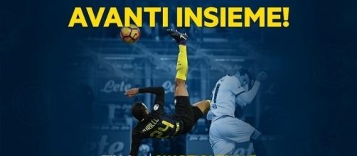 Poster di presentazione della partita su inter.it