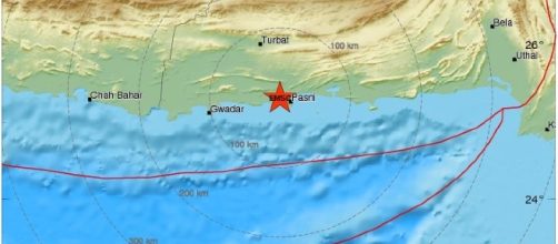 Terremoto magnitudo 6.5 in Pakistan, 7 febbraio 2017.