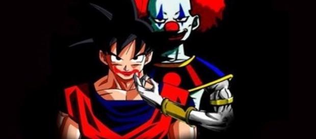 Dragon Ball Super Goku vs el dios destructor Payaso y su ángelita Dragon Ball Super Goku vs el dios destructor Payaso y su ángelita