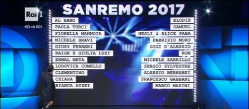 Festival di Sanremo dal 7 all’11 febbraio 2017