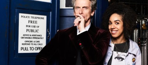 The Doctor (Peter Capaldi) and Bill (Pearl Mackie) Photo Credit: © Ray Burmiston / BBC AMERICA Used by permission