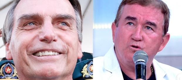 "Temos que votar em um cara que realmente tenha credibilidade, que seja uma pessoa como nós. O Jair Bolsonaro, por exemplo", afirmou o cantor "Temos que votar em um cara que realmente tenha credibilidade, que seja uma pessoa como nós. O Jair Bolsonaro, por exemplo", afirmou o cantor