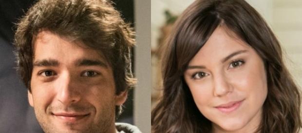 Tiago e Marina em 'A Lei do Amor' (Divulgação/Globo) Tiago e Marina em 'A Lei do Amor' (Divulgação/Globo)