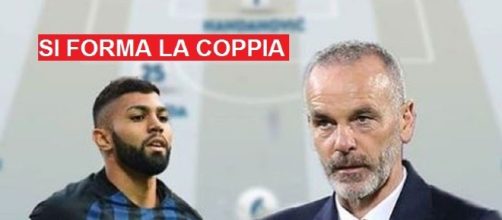 Gabriel Barbosa e Silvio Pioli