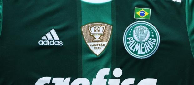 Camisa do Palmeiras com bandeira do Brasil Camisa do Palmeiras com bandeira do Brasil