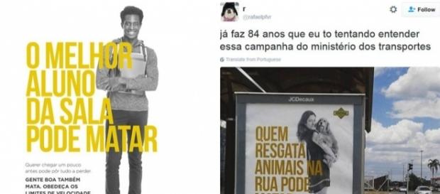 Campanha do Ministério dos Transportes se tornou alvo de grande polêmica Campanha do Ministério dos Transportes se tornou alvo de grande polêmica