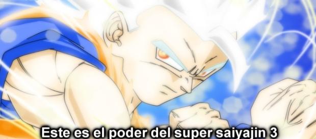 Goku con su nueva transformación Goku con su nueva transformación