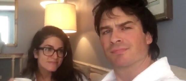 Ian Somerhalder e Nikki Reed gravam vídeo em campanha contra Trump (via Instagram) Ian Somerhalder e Nikki Reed gravam vídeo em campanha contra Trump (via Instagram)