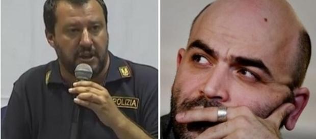 Roberto Saviano e Matteo Salvini protagonisti insieme a Giorgia Meloni della polemica sui sindaci africani al Sud Roberto Saviano e Matteo Salvini protagonisti insieme a Giorgia Meloni della polemica sui sindaci africani al Sud
