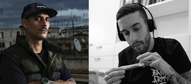 A sinistra Noyz Narcos, a destra Jamil. A sinistra Noyz Narcos, a destra Jamil.