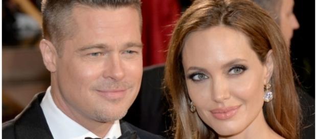 Brad Pitt e Angelina Jolie, quando ainda eram um casal Brad Pitt e Angelina Jolie, quando ainda eram um casal