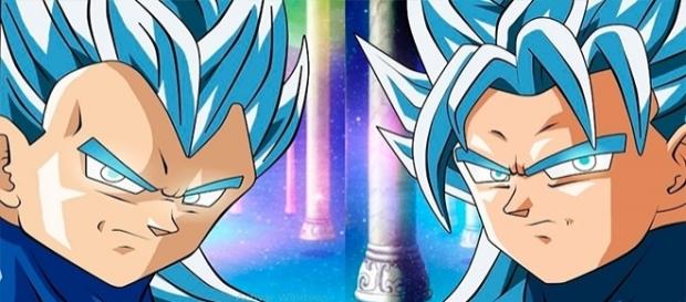 Goku y Vegeta con sus nuevas transformaciones Goku y Vegeta con sus nuevas transformaciones