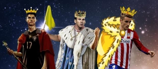 Los reyes magos del fútbol: Messi, CR7 y Griezmann Los reyes magos del fútbol: Messi, CR7 y Griezmann
