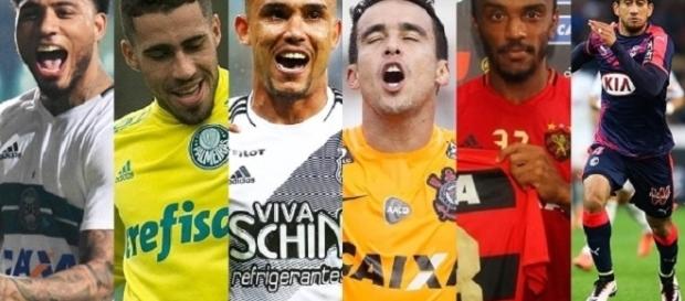 Seis jogadores negociam com o Corinthians Seis jogadores negociam com o Corinthians
