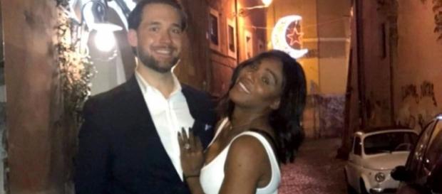 Serena Williams sporting massive engagement ring from Reddit co-founder - Photo: Reddit Serena Williams sporting massive engagement ring from Reddit co-founder - Photo: Reddit