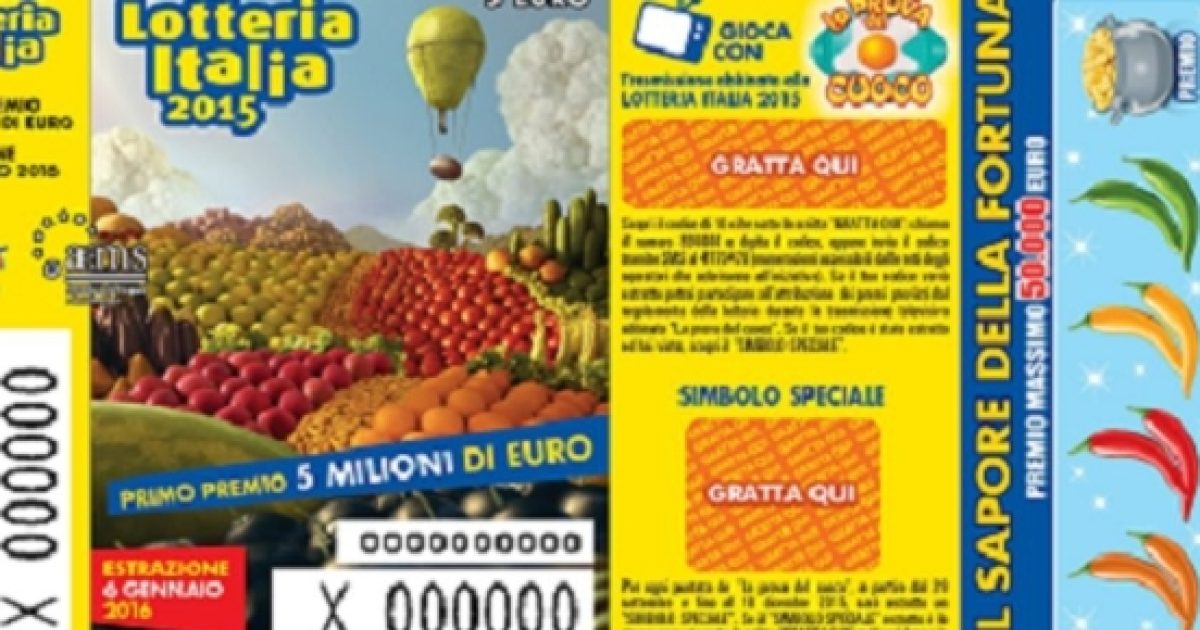 Lotteria Italia 2017, Biglietti Estratti: Dove Controllare E Come ...