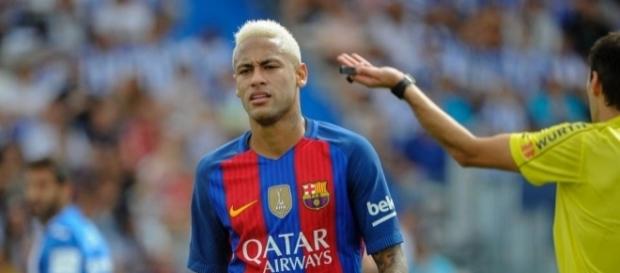 Neymar, atacante do Barcelona da Espanha Neymar, atacante do Barcelona da Espanha