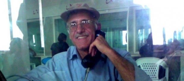 Political prisoner Ali Moezzi photographed by his family in prison in Tehran Iran. Political prisoner Ali Moezzi photographed by his family in prison in Tehran Iran.