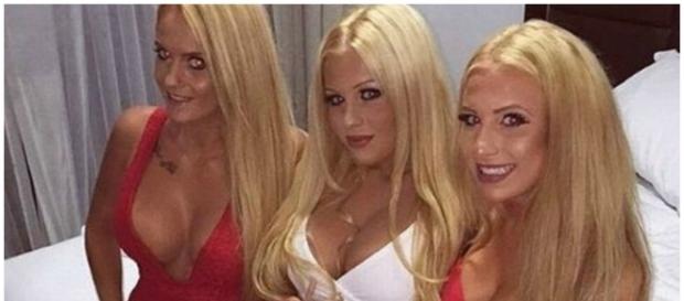 Natallie (esquerda), e as filhas Jazmyne e Tamika Natallie (esquerda), e as filhas Jazmyne e Tamika