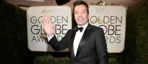 Jimmy Fallon Totally Made Up His Golden Globes Opening on the Spot - elle.com