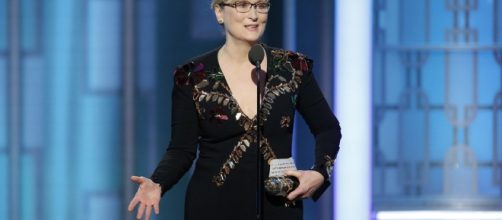 Meryl Streep at Golden Globes Image sourced via Blasting News Library