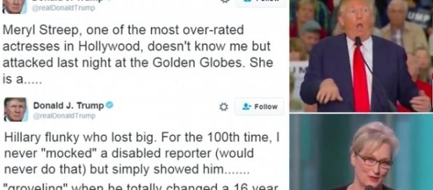 I tweet al veleno di Trump contro Meryl Streep I tweet al veleno di Trump contro Meryl Streep
