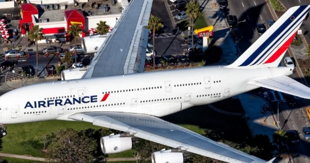 Air France Flight 66 from Paris to Los Angeles lost its engine over