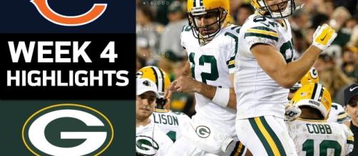 Green Bay Packers face off against Chicago Bears in week 4 [Image via: NFL | YouTube]