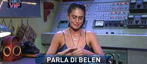 Gf Vip, Cecilia in lacrime parla di Belen: